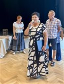 Výstava krojov počas leopoldovských hodov